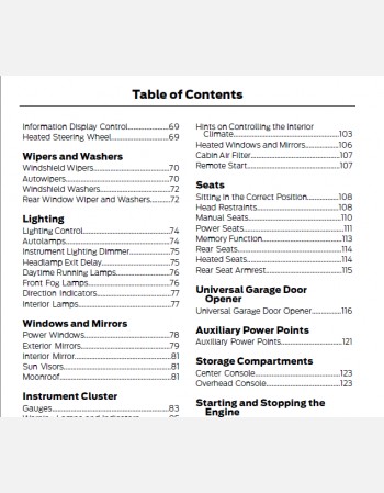 ford escape 2016 owners manual